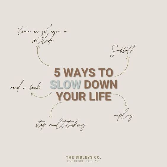 5 ways to slow down your life time in silence and solitude sabbath read a book unplug stop multitasking